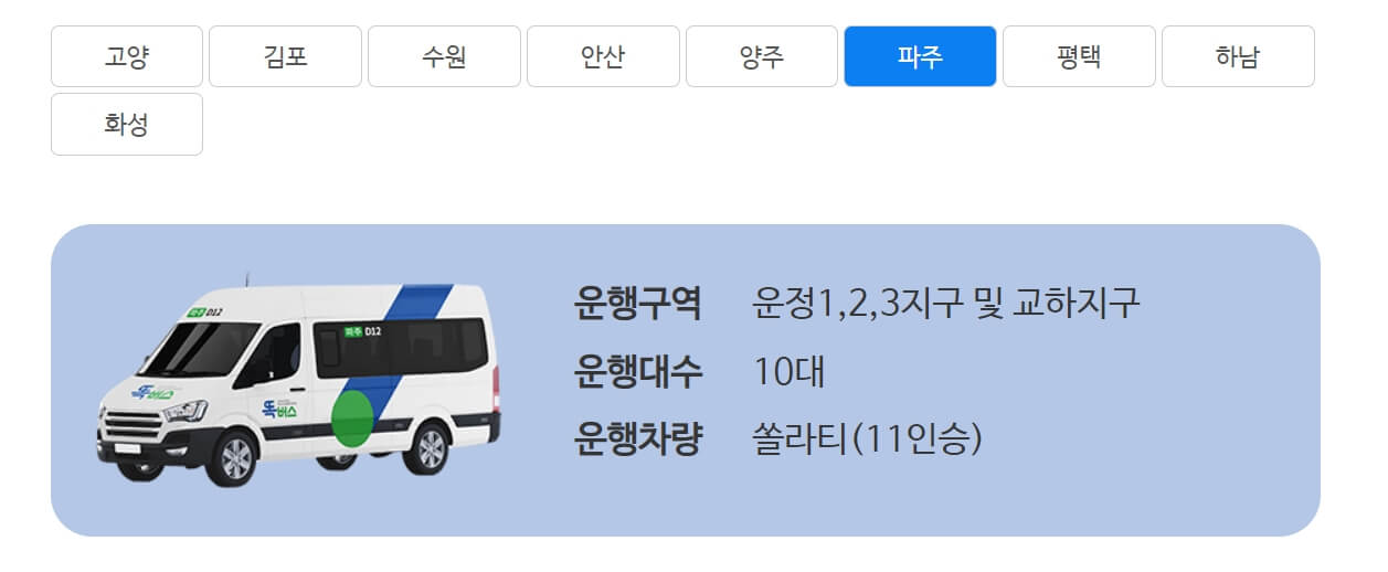 파주 똑버스