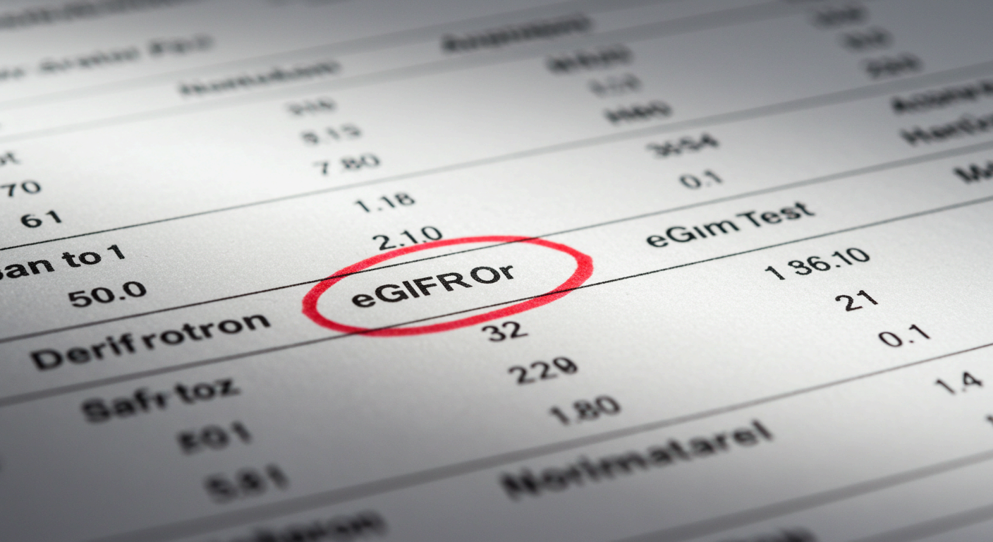 eGFR 정상수치 확인은 정기검진에서 꼭!