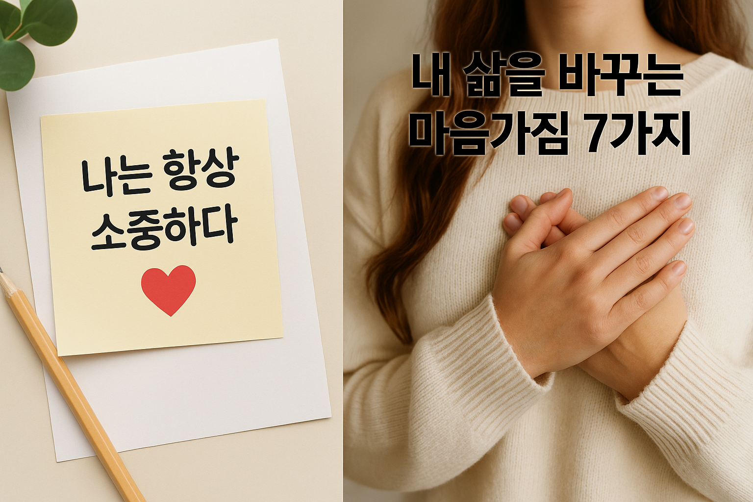 나는 항상 소중하다