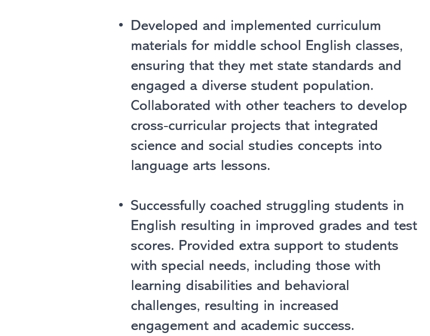 영문 이력서 업무