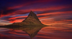 오로라 사진입니다.