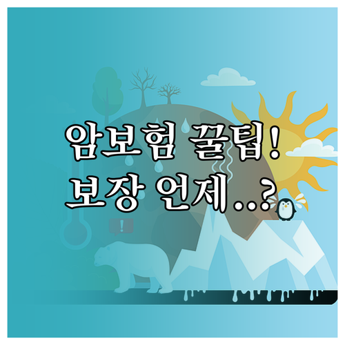 암보험 면책 감액 기간 숙지 실손보험..