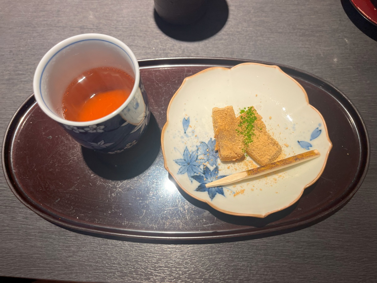일본 교토 아라시야마 맛집 다이쇼 하나나의 와라비 모찌