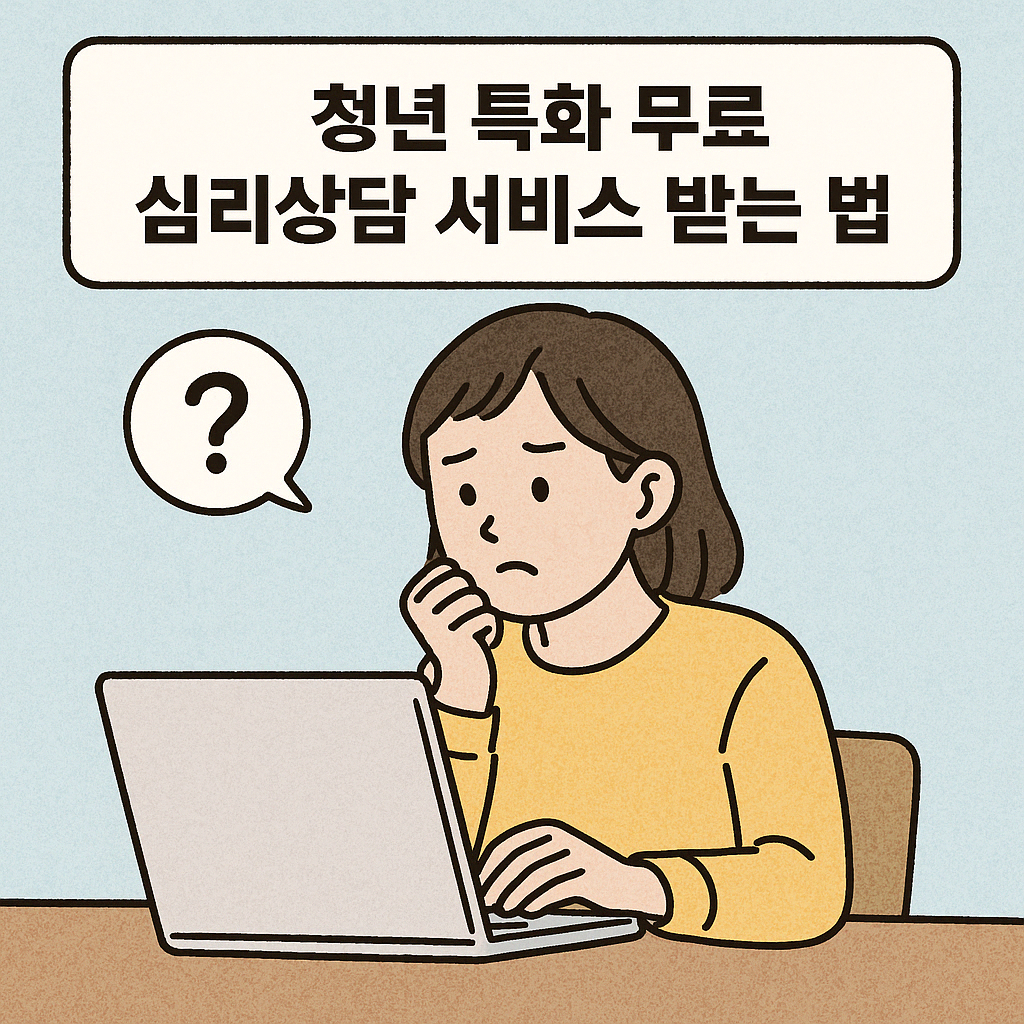 정신건강을 위한 심리상담이 필요하다