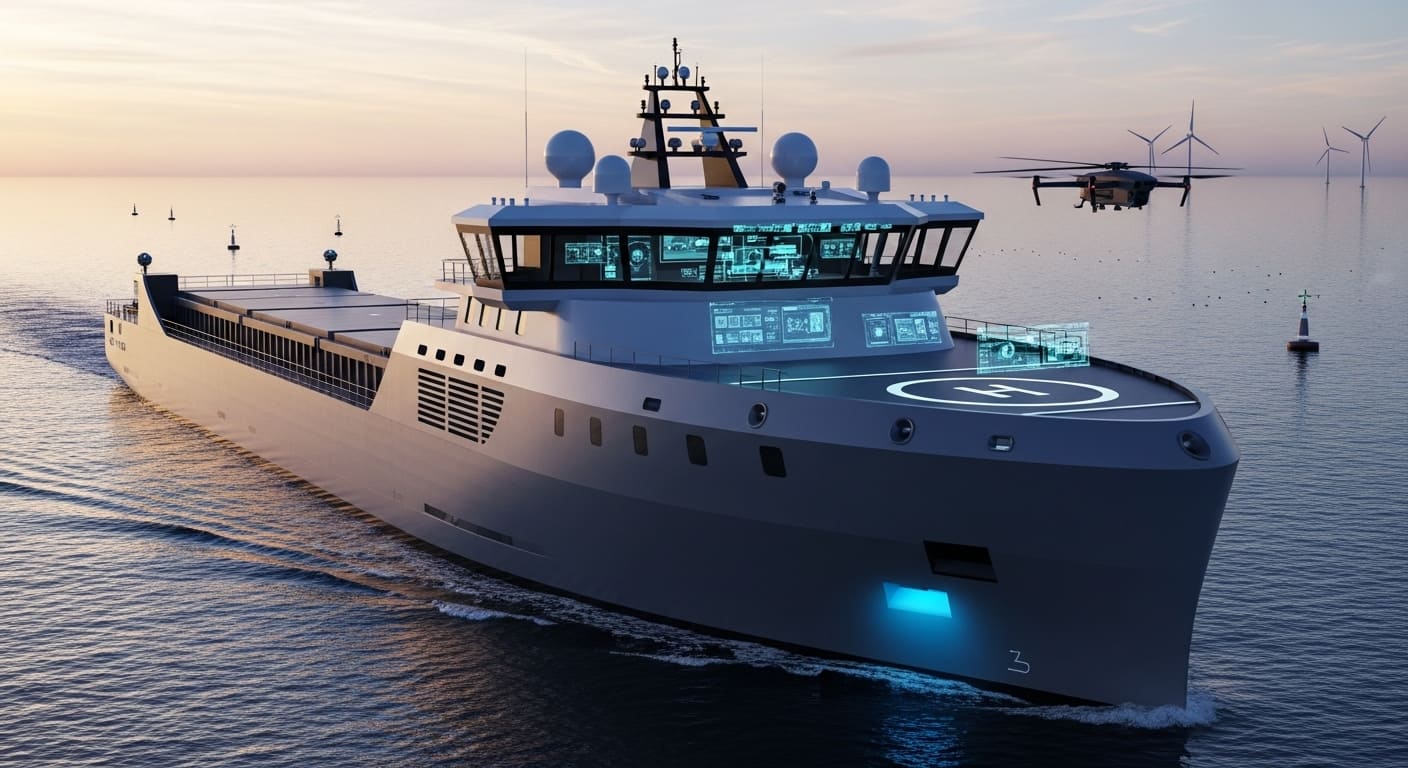 대형 조선소 크레인이 늘어선 전경