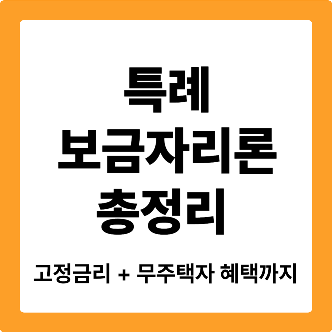 특례 보금자리론