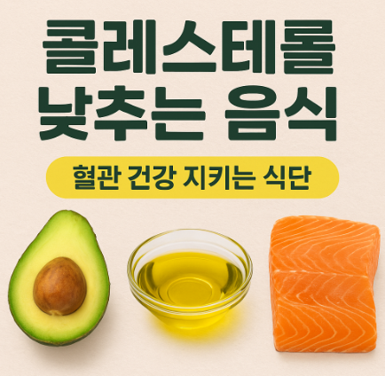 콜레스테롤 낮추는 음식