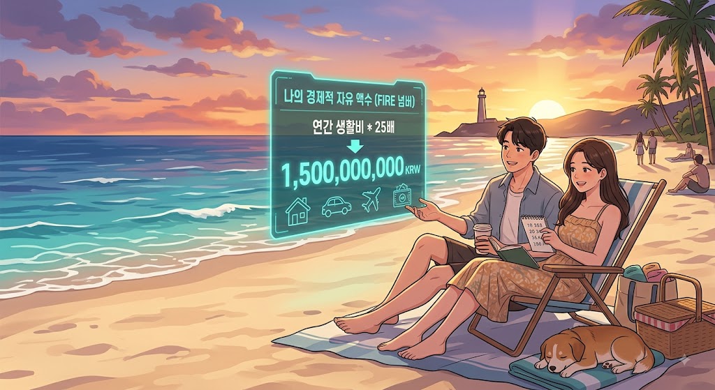 나의 경제적 자유 액수 FIRE 넘버 계산하기 은퇴하려면 얼마가 필요할까?