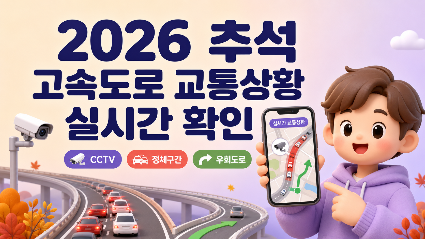 2026 추석 고속도로 교통상황 실시간｜CCTV&middot;로드플러스 정체구간&middot;우회도로 확인법