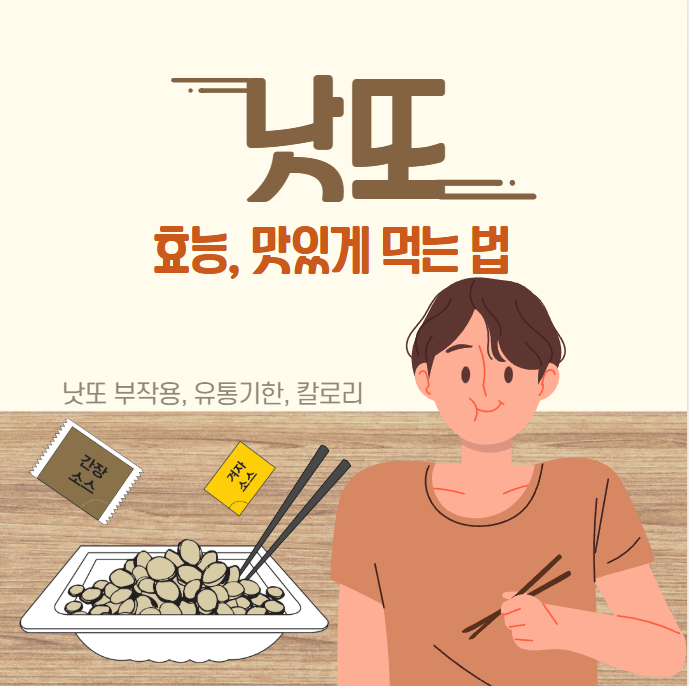 낫또 효능과 맛있게 먹는법 완벽정리(낫또 부작용 유통기간 칼로리)