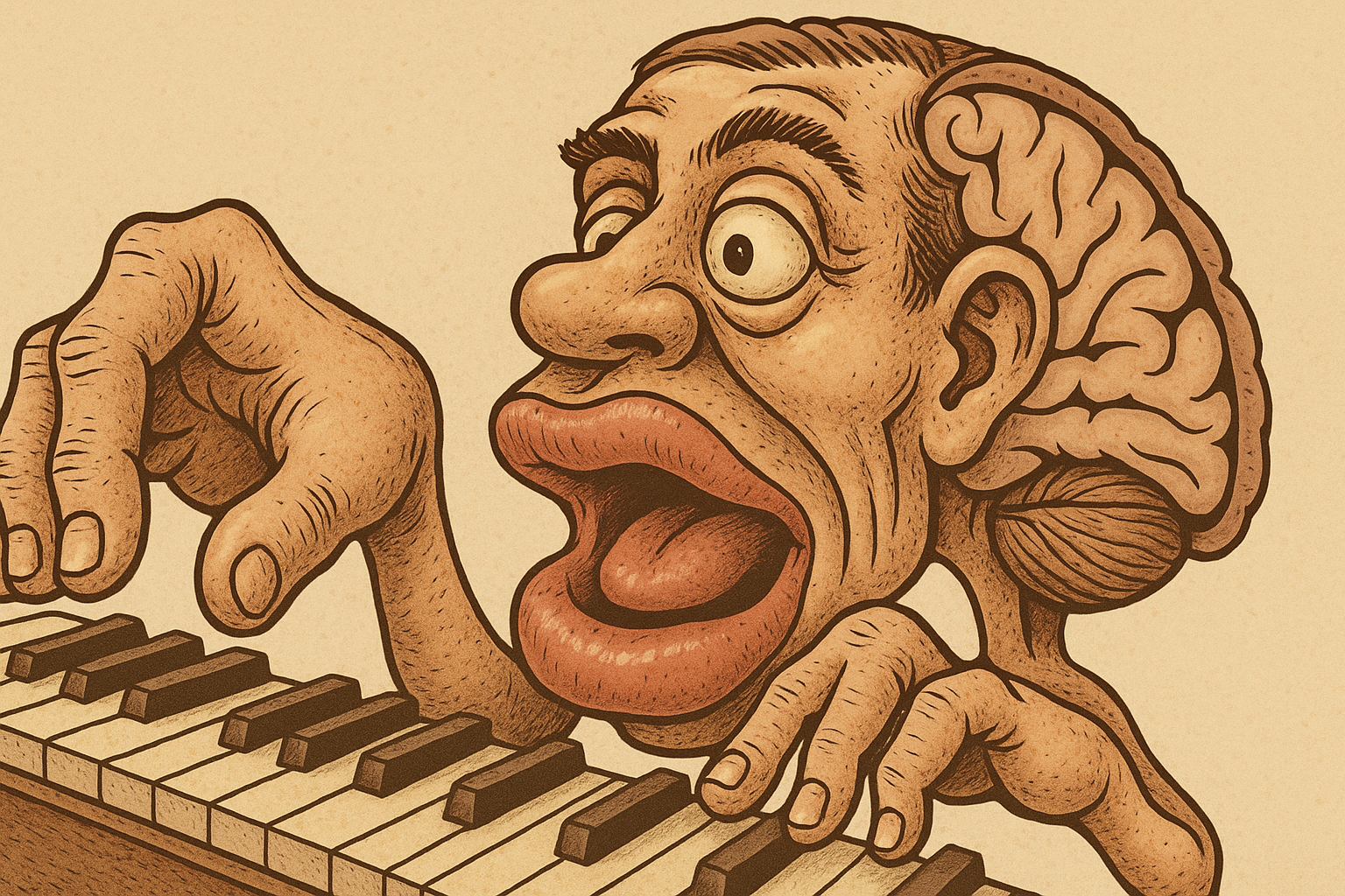 손과 입에 있는 촉각 및 운동 신경이 매우 정교하게 분포