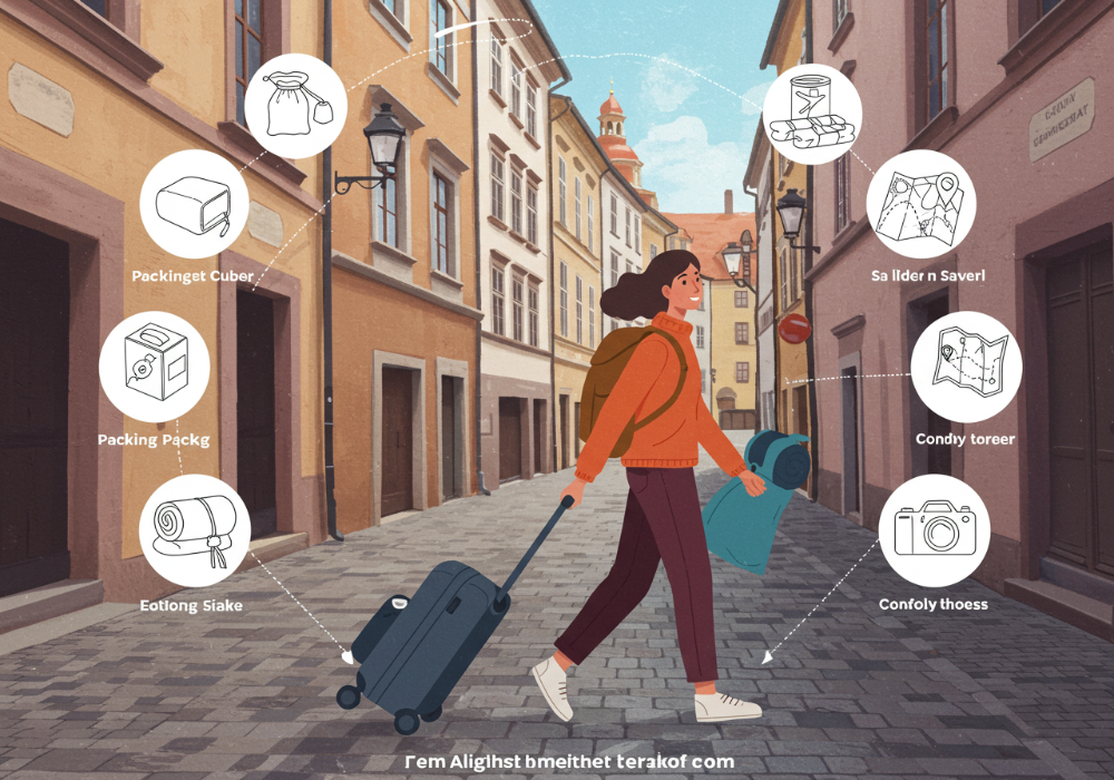 여행 짐으로 고생 끝! 유럽 자유여행 짐싸기 요령 &amp; 추천 파우치소형템 리스트