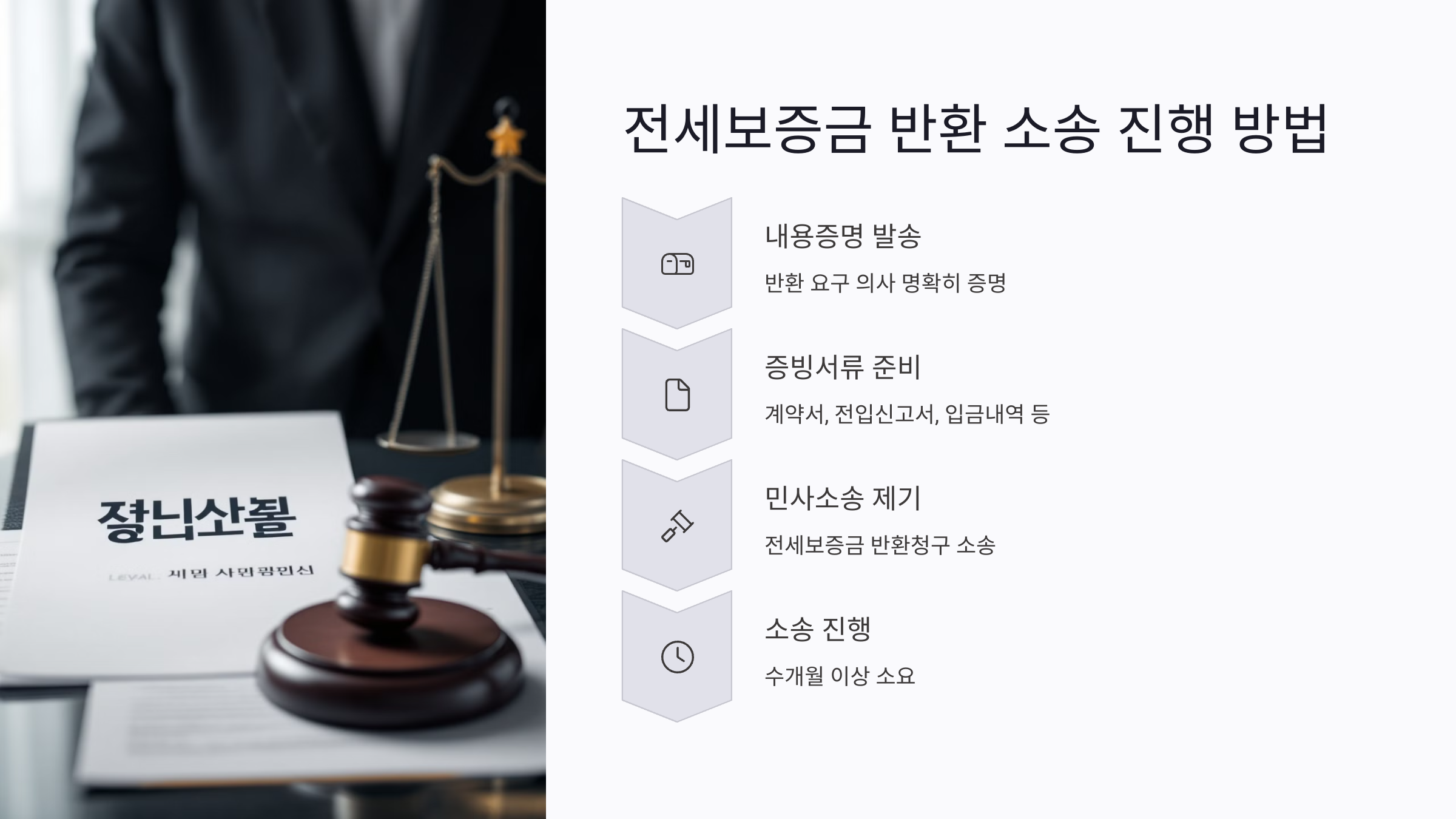 전세보증금 반환 소송은 어떻게 진행되나?