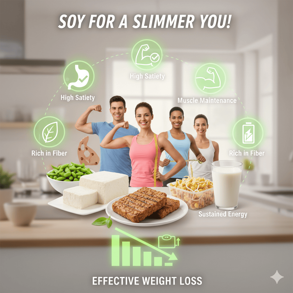 콩을 주 식단으로 해서 다이어트하는 사람들