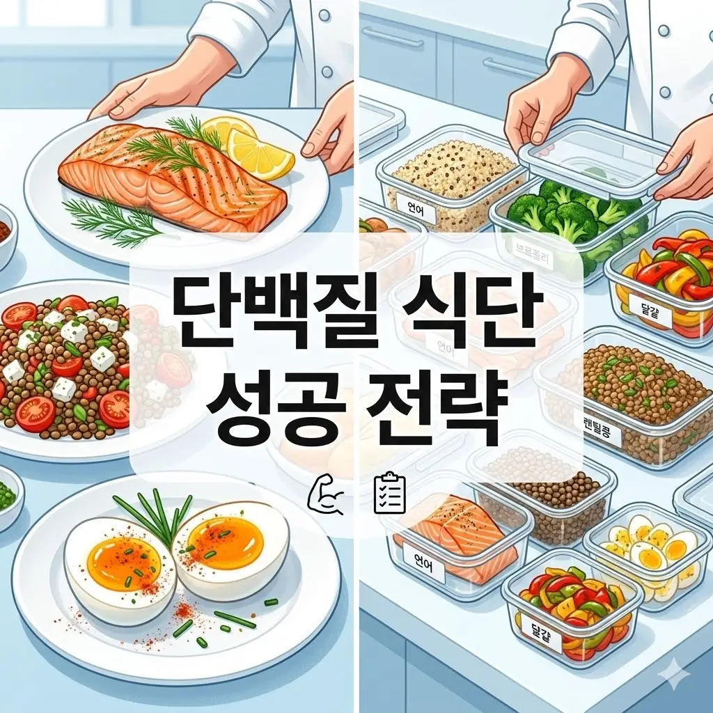 단백질 식단을 지치지 않고 오래 유지하는 전략
