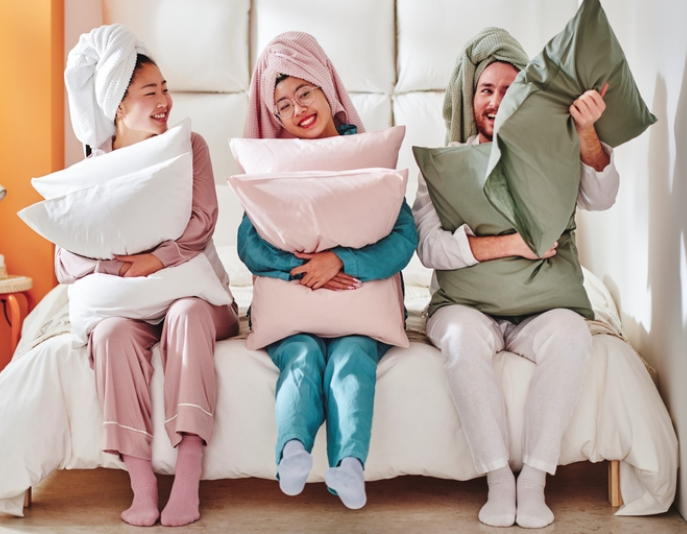 파자마파티 모습