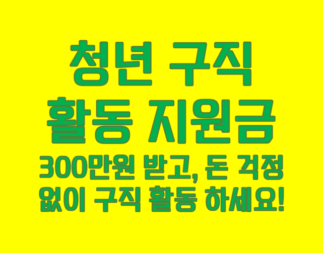 청년구직활동지원금