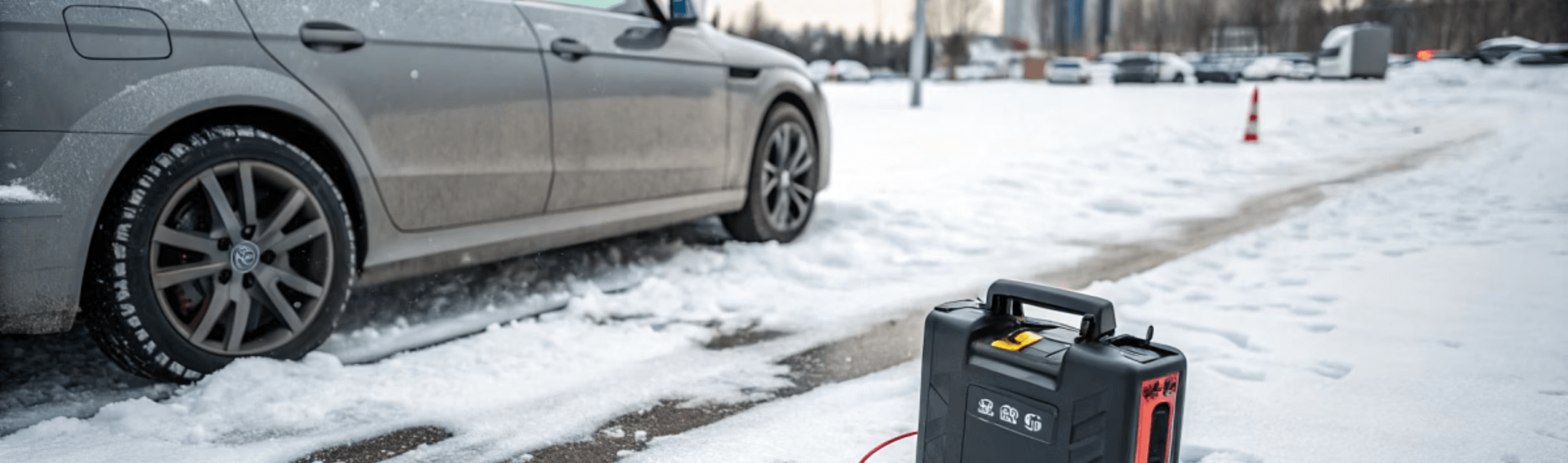 장기주차 땐 시동 걸기 + 점프 스타터