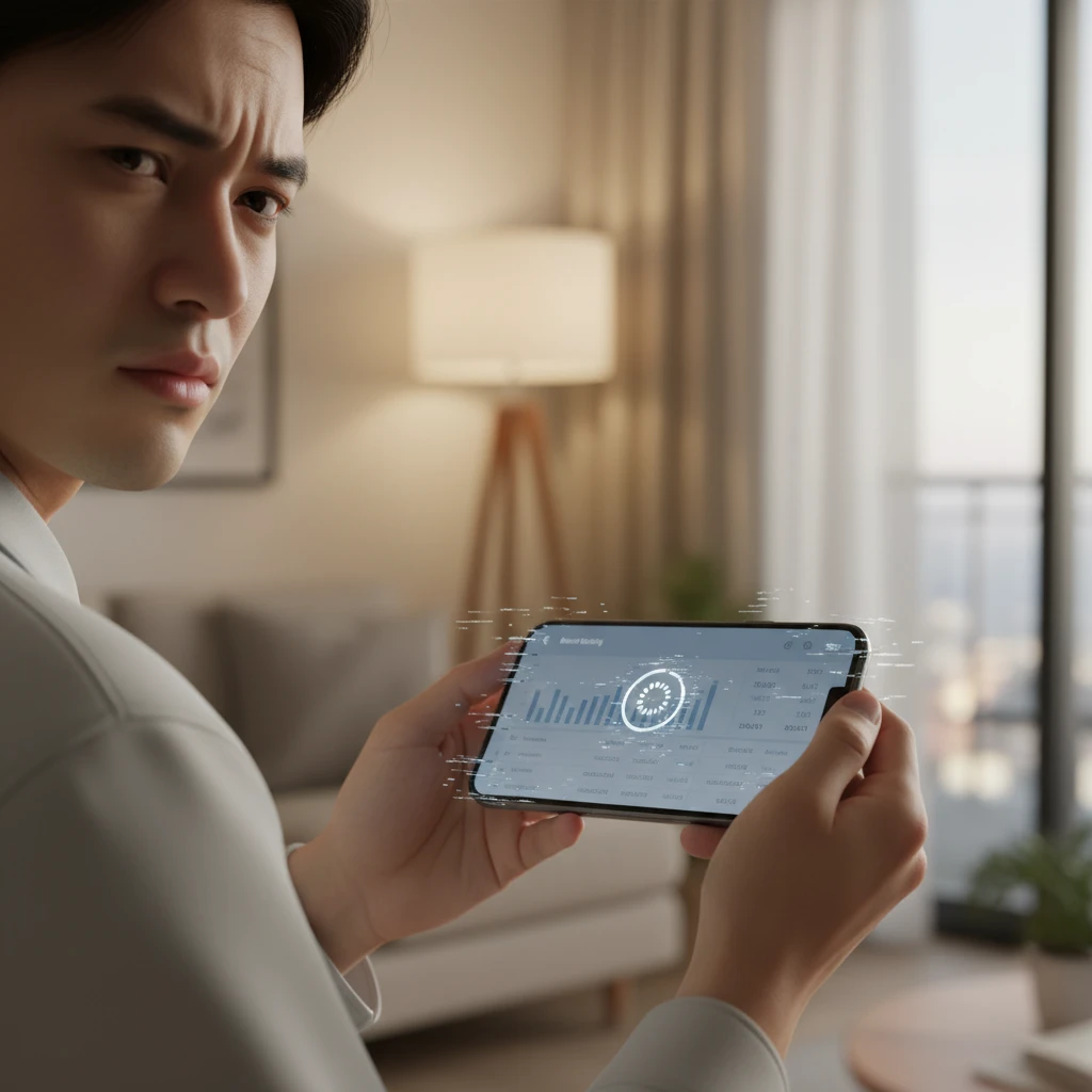 하나은행 앱 화면 멈춤 현상 해결법 ..