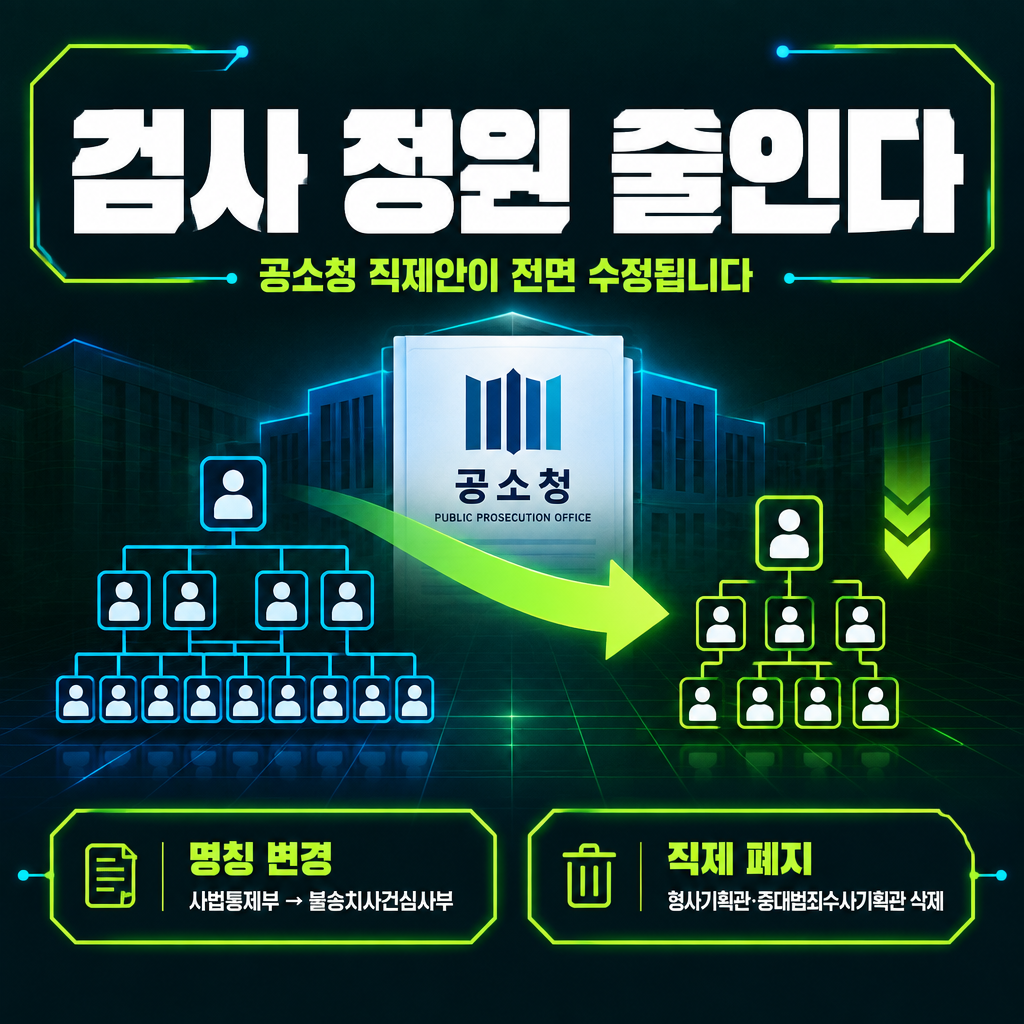검사 정원 줄인다