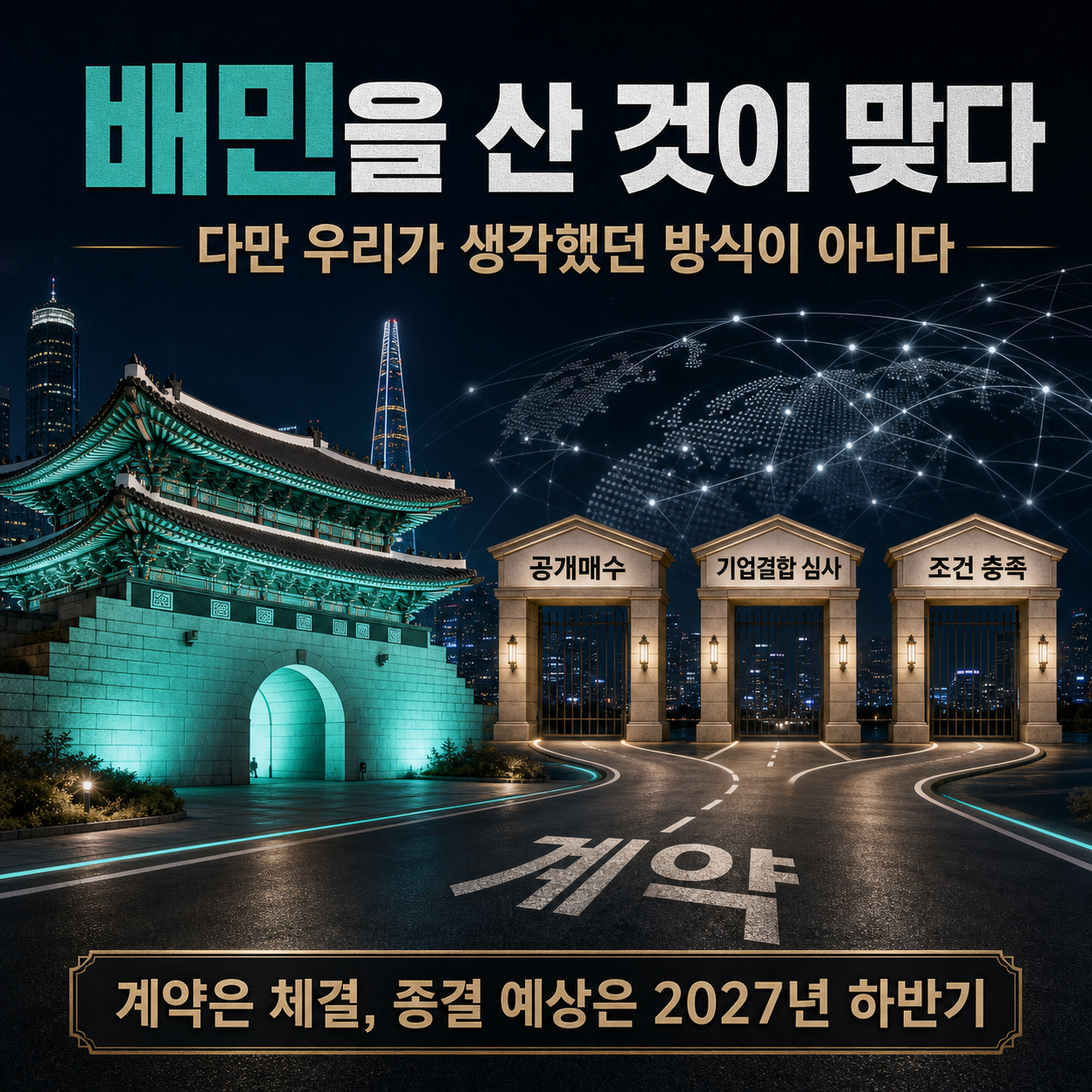 배민 우버 인수 최종 판단