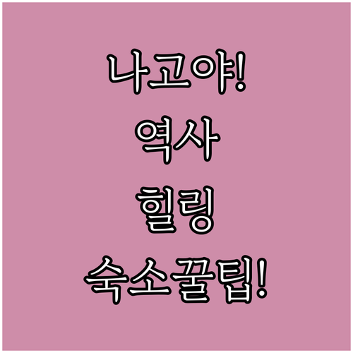 나고야 나카무라 공원 역사 힐링 산책..