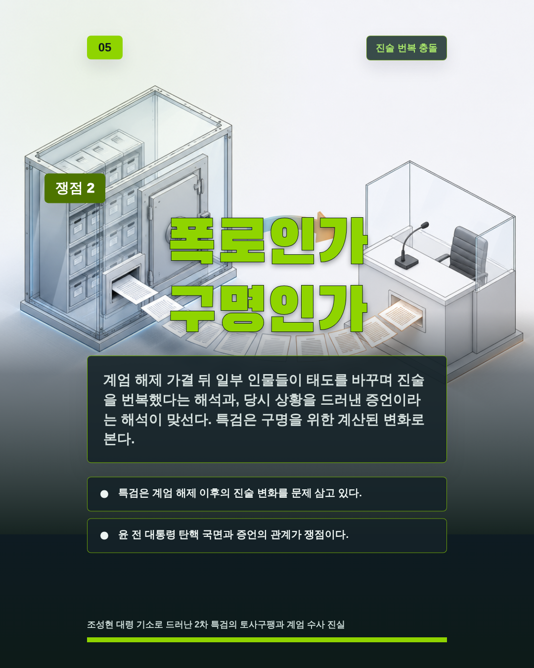 폭로인가 구명인가