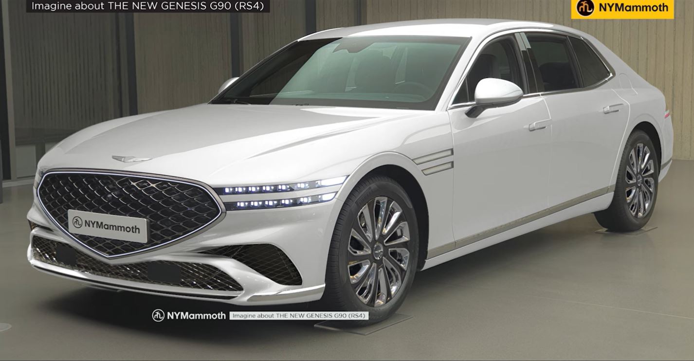 제네시스 G90 페이스리프트 예상도