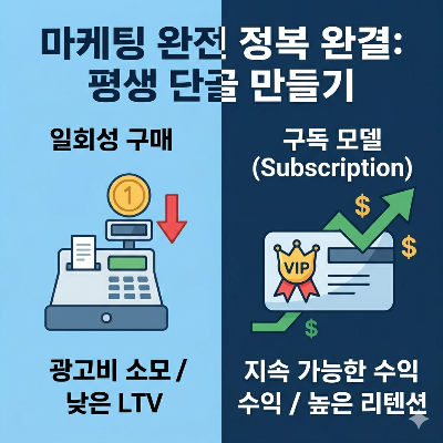 [구독 경제 마케팅] 고객을 평생 단골로 만드는 멤버십 &amp; 리텐션 전략