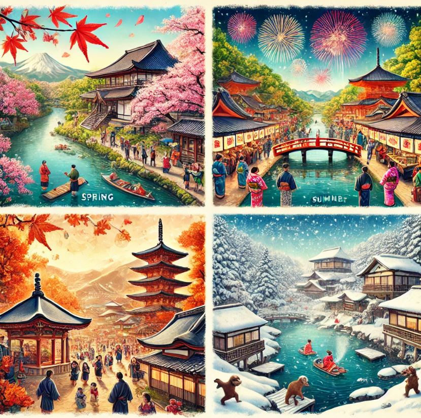 일본 계절별 여행
