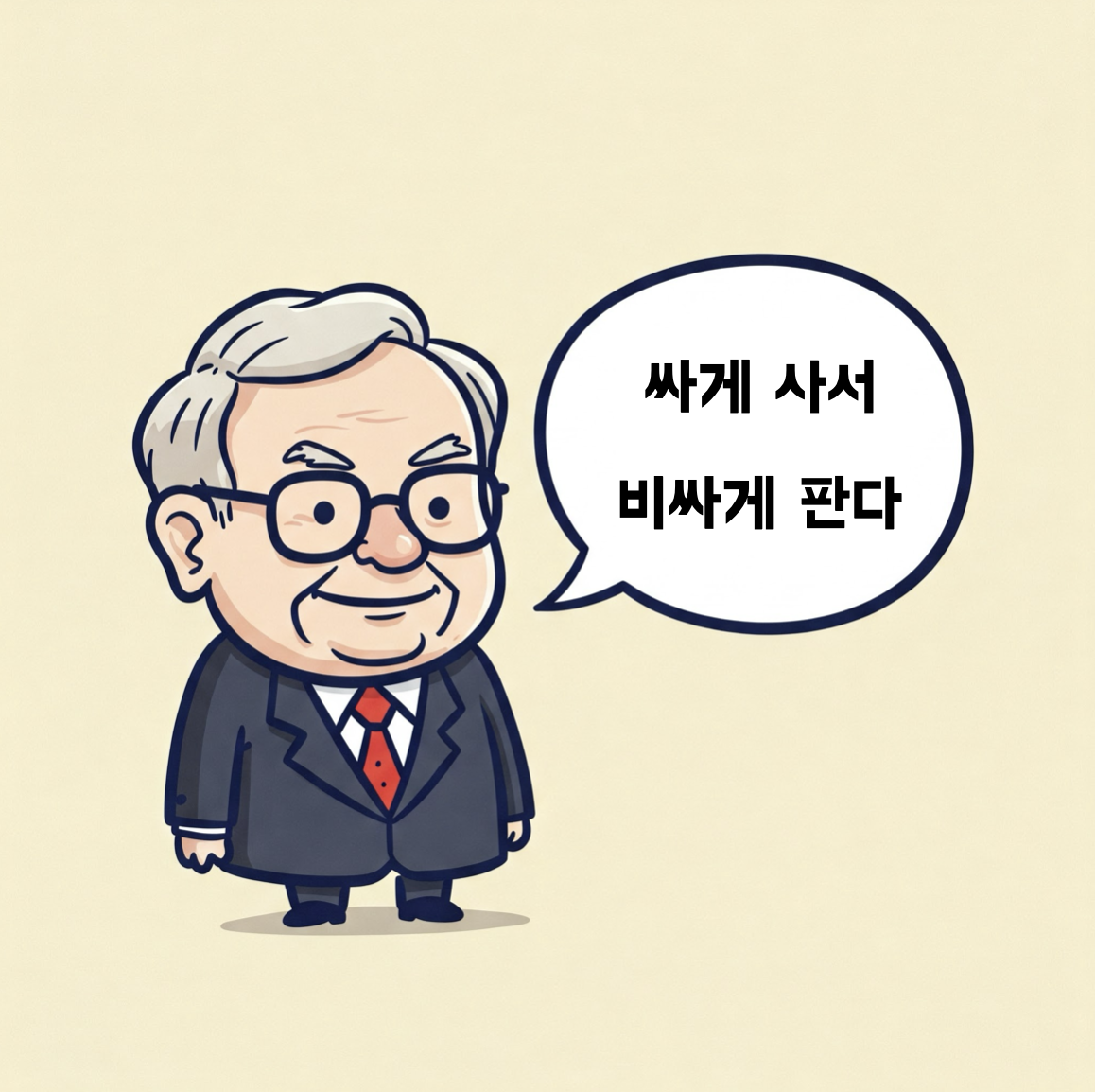 싸게 사서 비싸게 판다