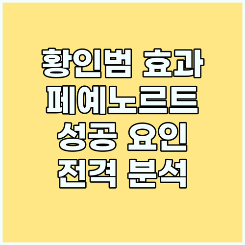 황인범, 페예노르트서 '신의 한 수'