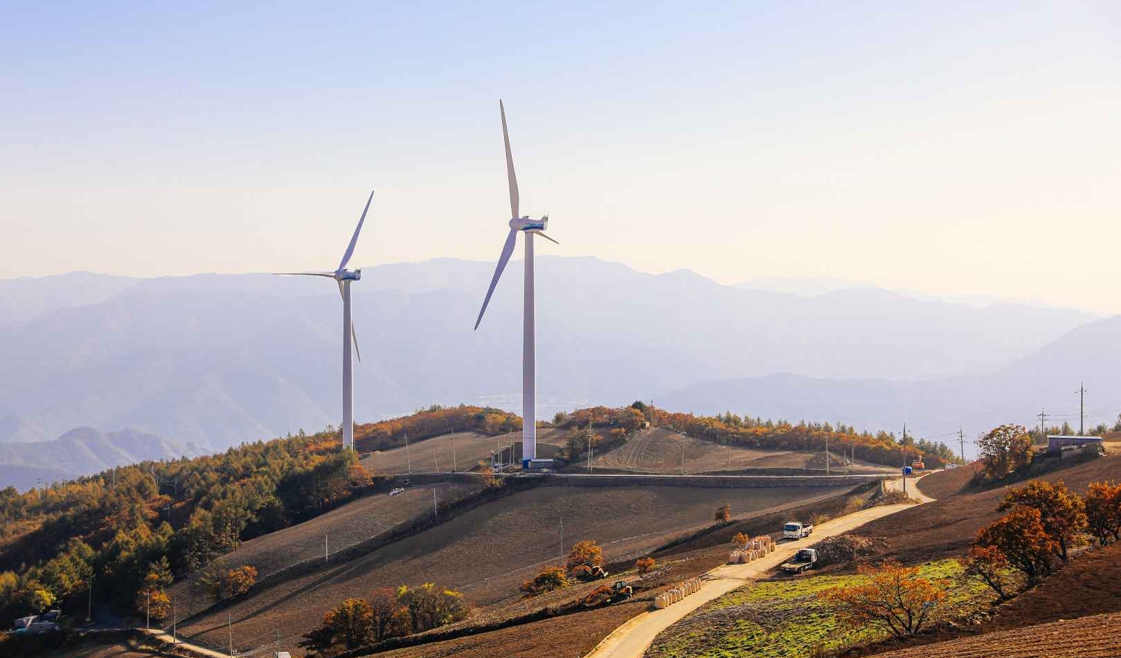 태백 매봉산 바람의언덕