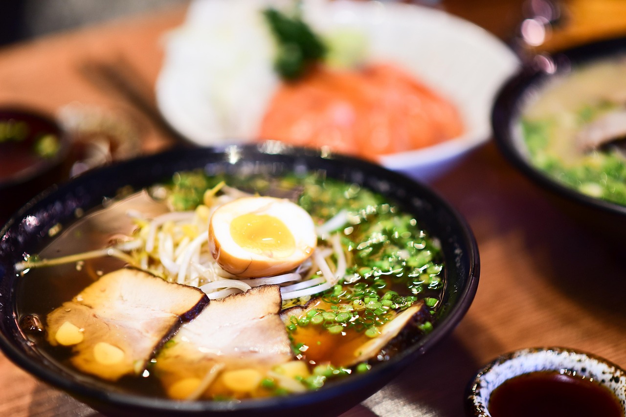 일본 라멘 사진
