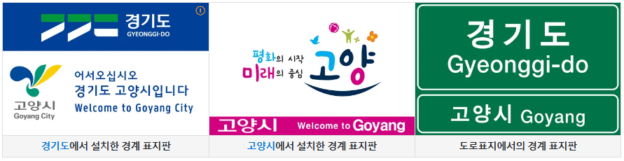 경계표지판