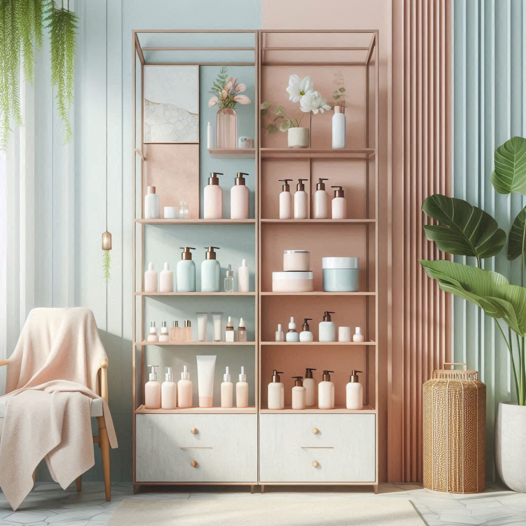 피부,체형관리 샵 배경