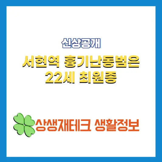 서현역-흉기난동범-최원종