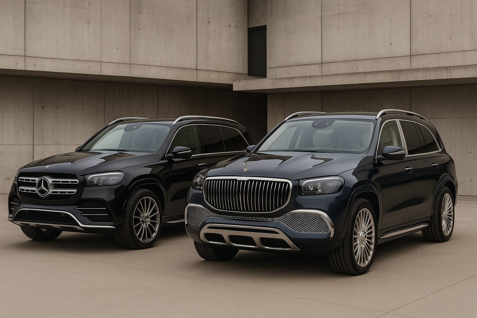 GLS 580 vs 마이바흐 GLS 600