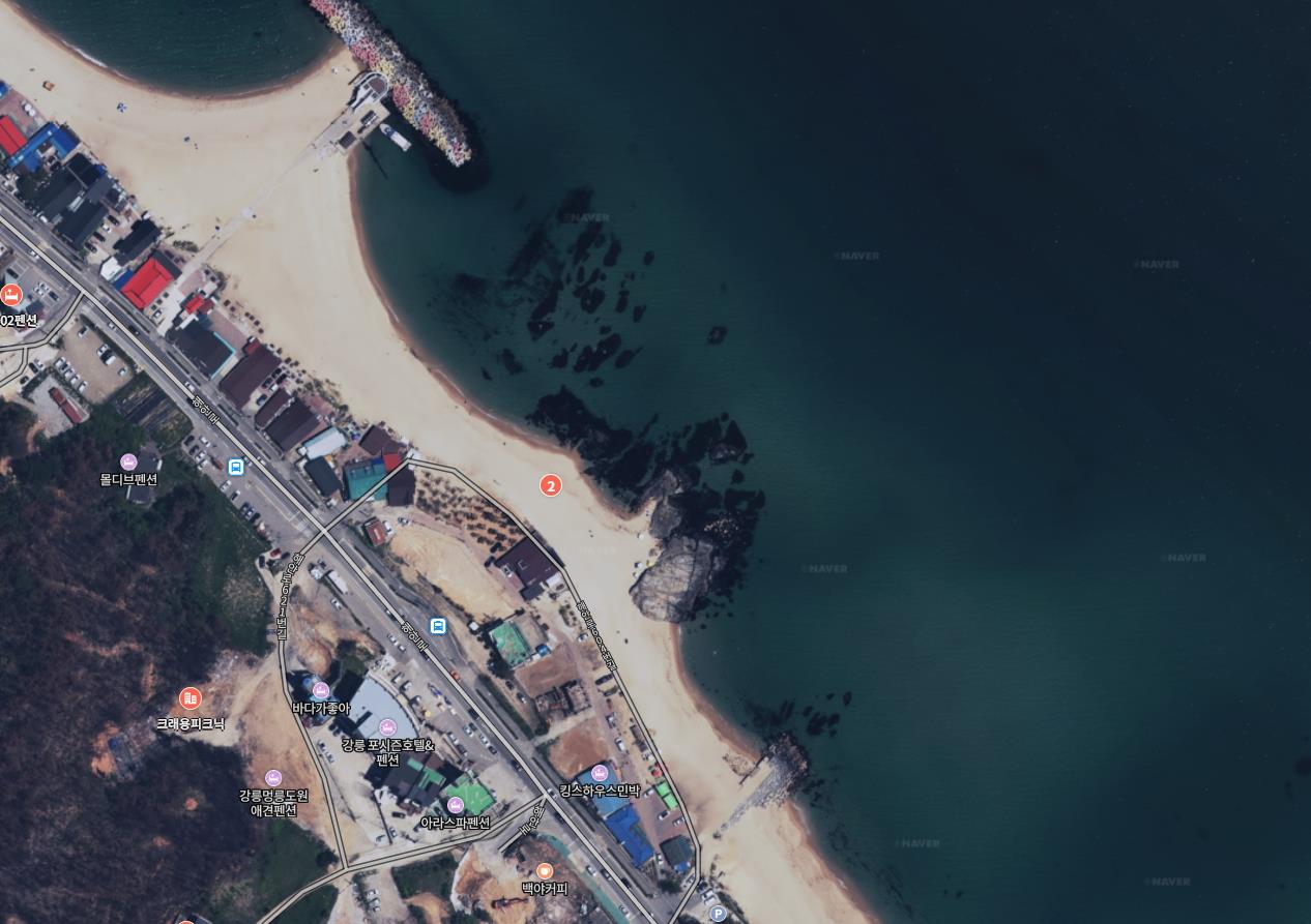 강릉 사근진 해변