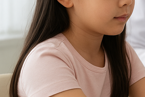 성조숙증검사중