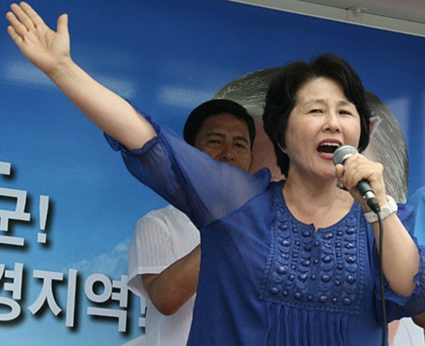 전여옥 선거운동