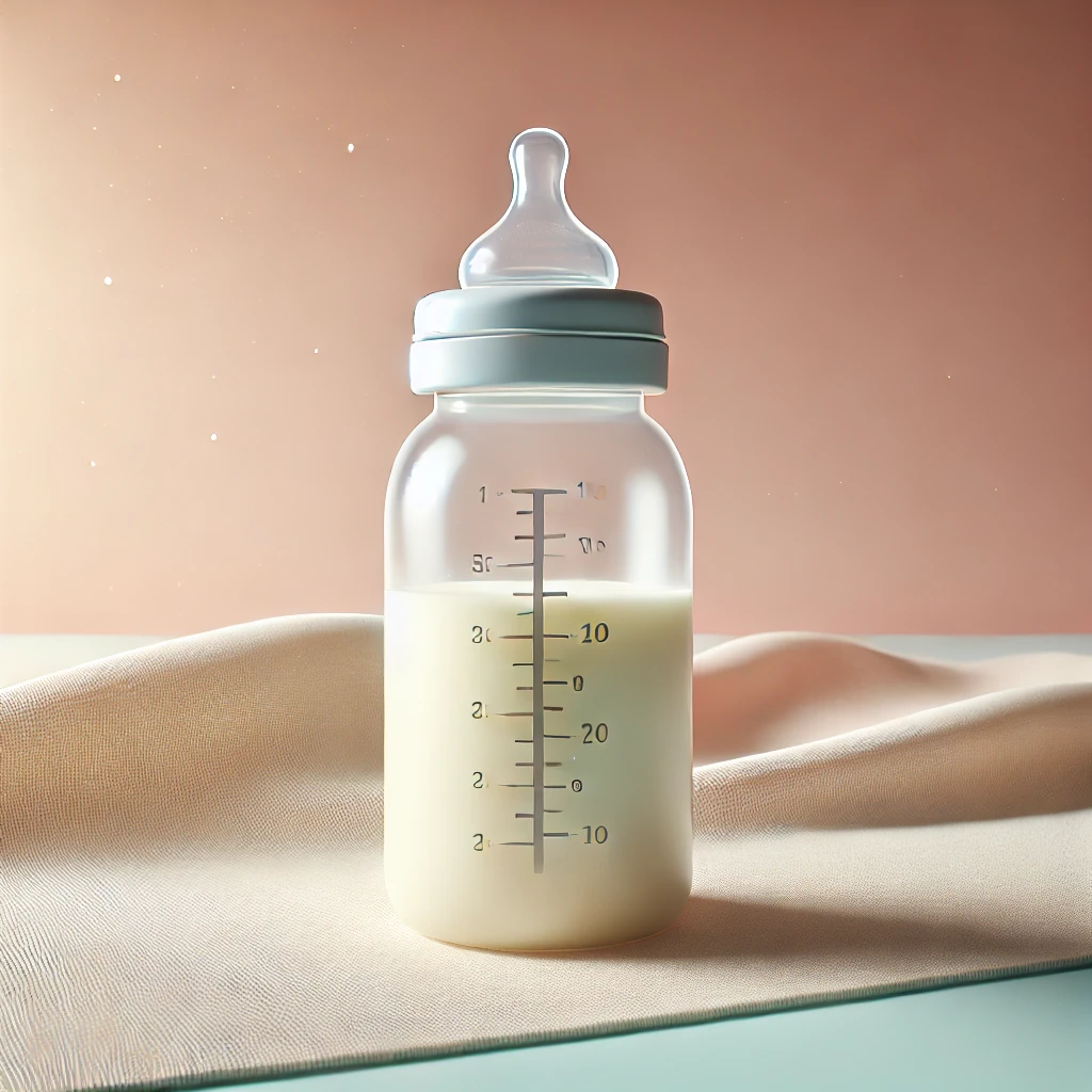 젖병과 젖꼭지 사진