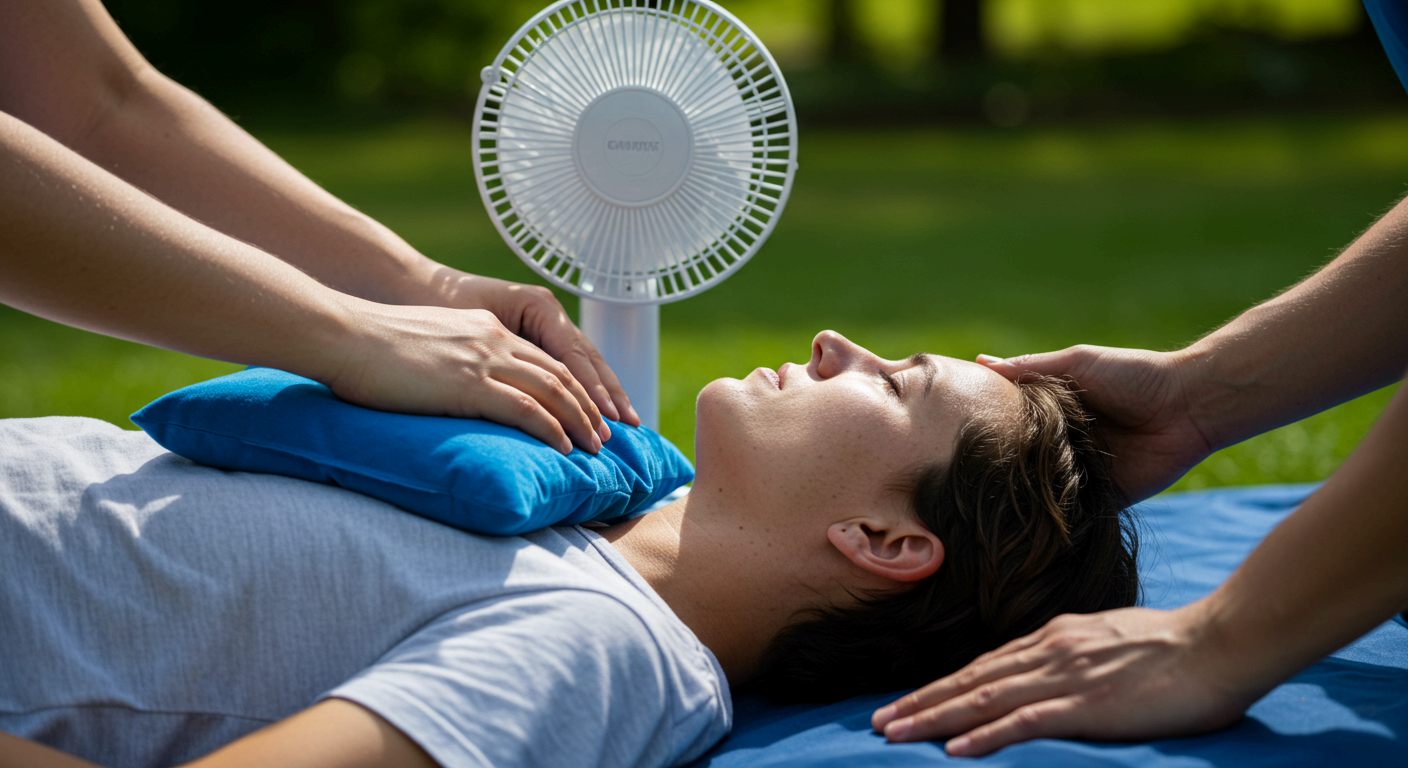 열사병 응급처치&amp;#44; 빠를수록 생명을 지킵니다