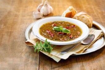 렌틸콩 스프 사진