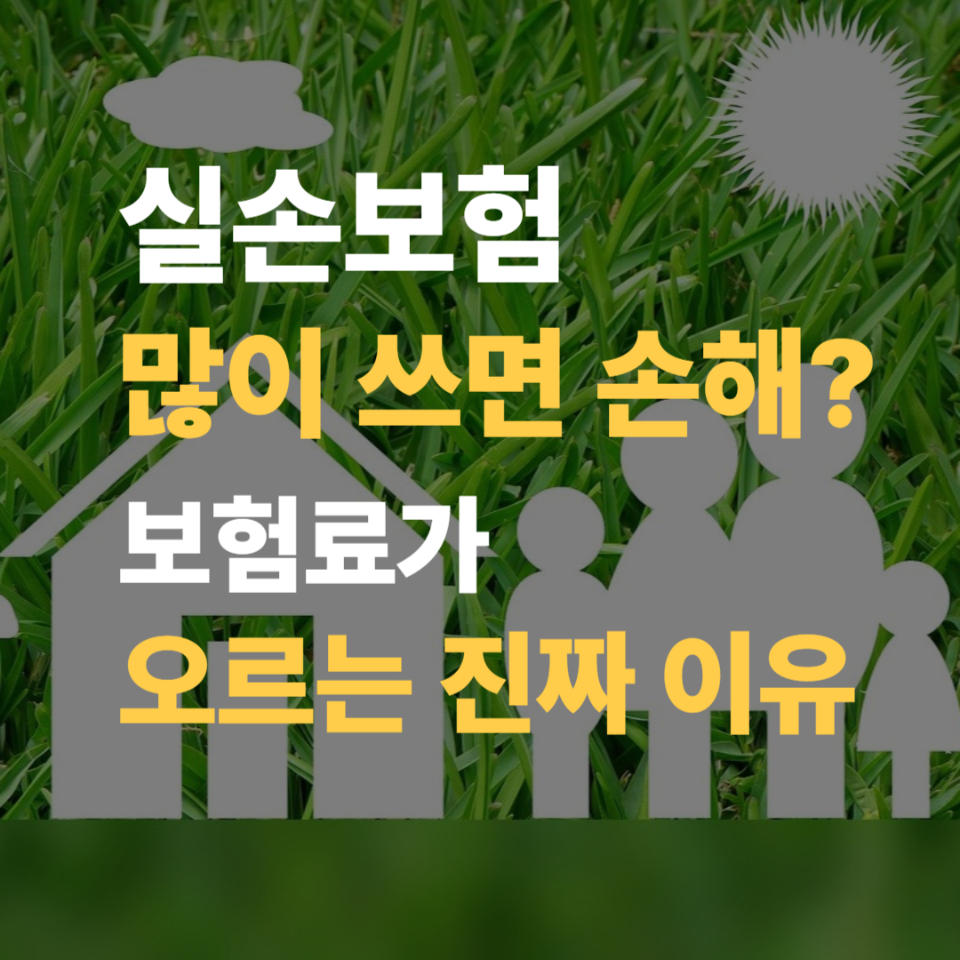 실손보험, 많이 쓰면 손해?