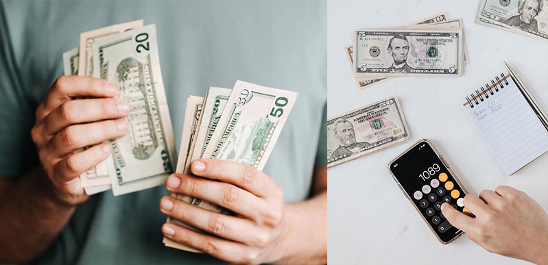 퇴직금 계산하는 이미지