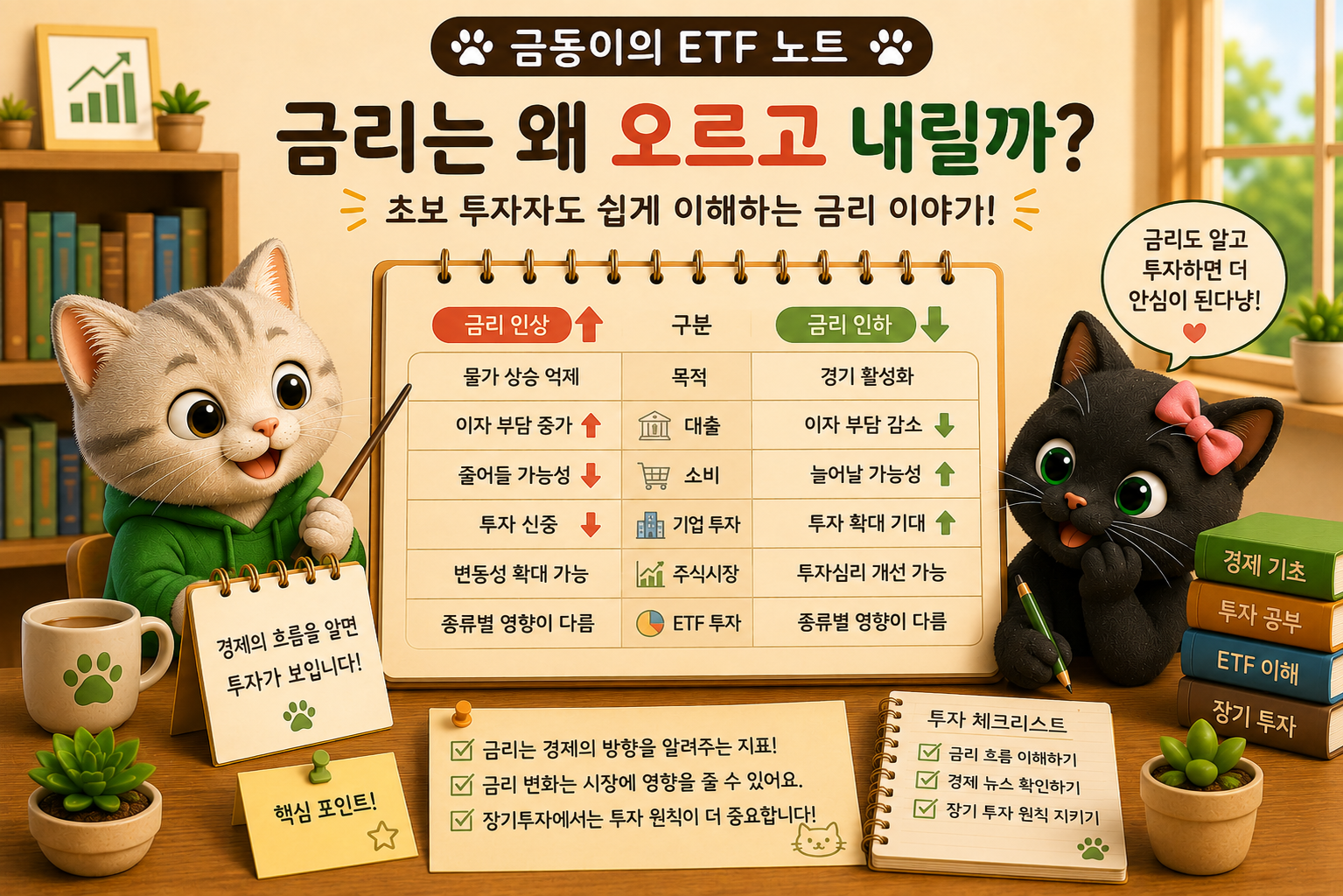 국내 주식ETF 금리는 왜 오르고 내릴까 금리관련 내용