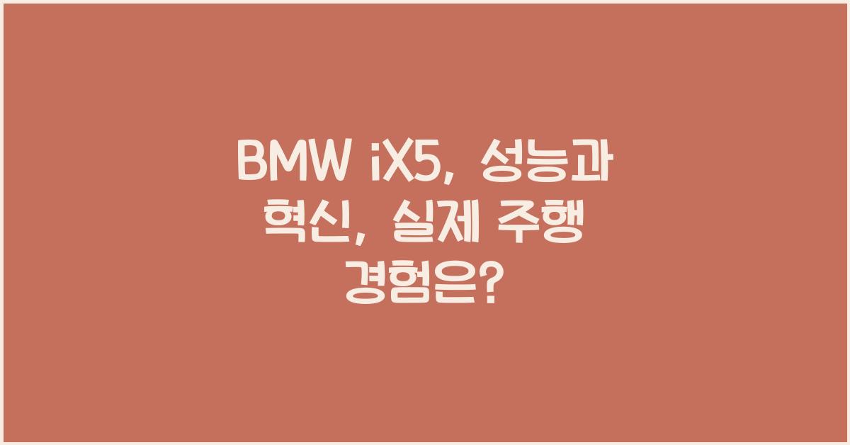 BMW iX5