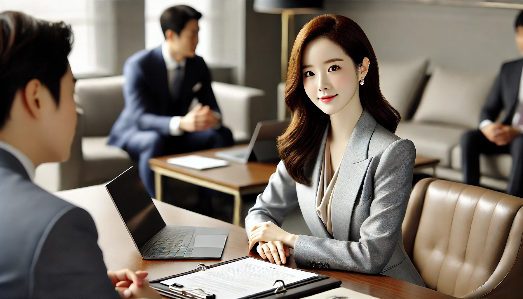 대부업체 증명서 발급하는 이미지