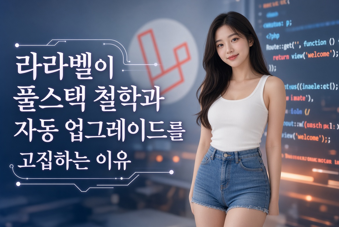 라라벨이 풀스택 철학과 자동 업그레이드를 고집하는 이유